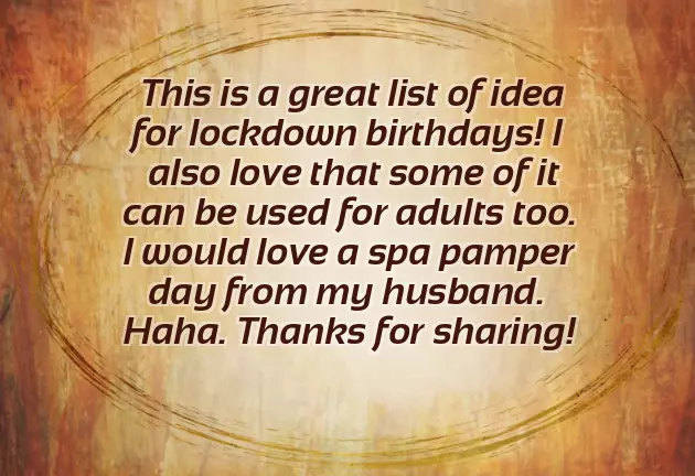 Lockdown Birthday Ideas Lockdown Birthday Ideas
