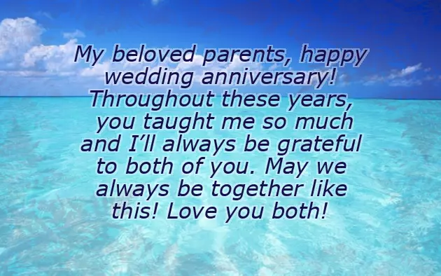 Happy Wedding Anniversary To My Mom And Dad