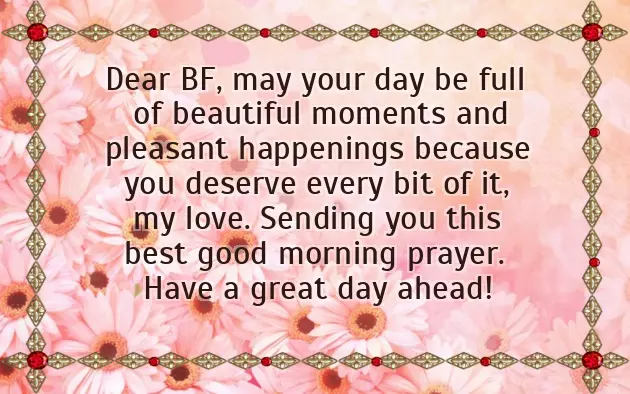 Prayerful Good Morning Message For Him