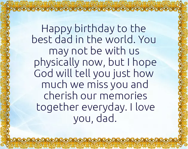 Birthday Wishes For Dad In Heaven From Daughter Birthday Wishes For Dad In Heaven From Daughter