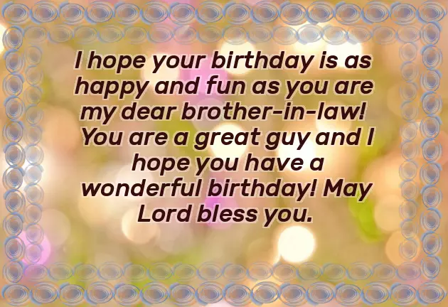 Brother Law Birthday Wishes Brother Law Birthday Wishes
