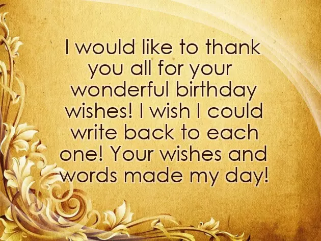 Appreciation Text For Birthday Wishes