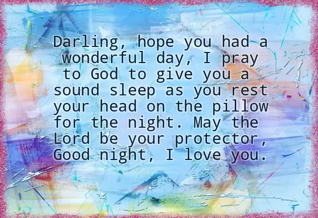 Good Night Love Wife