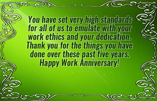 Work Anniversary Wishes To Colleague