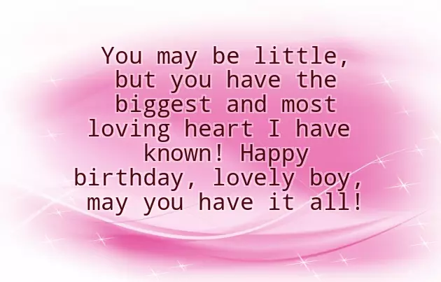 Birthday Little Boy Quotes