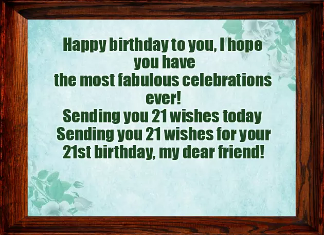 Congratulations On Your 21St Birthday Congratulations On Your 21St Birthday