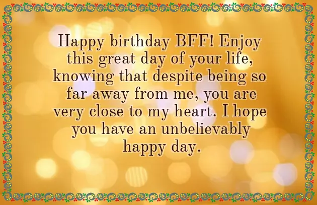 Happy Birthday Favourite