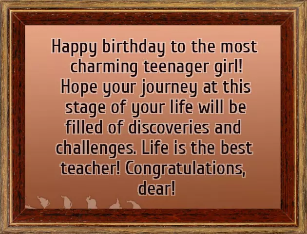 Birthday Wishes To A Teenage Girl Birthday Wishes To A Teenage Girl