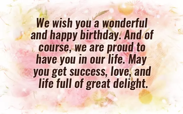 Happy Birthday To Our Son In Law