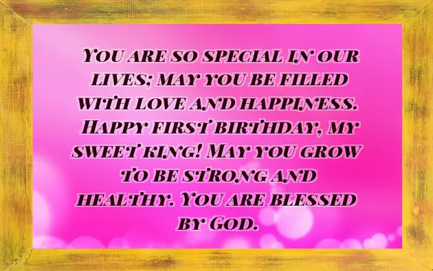 Happy First Birthday My Baby Girl