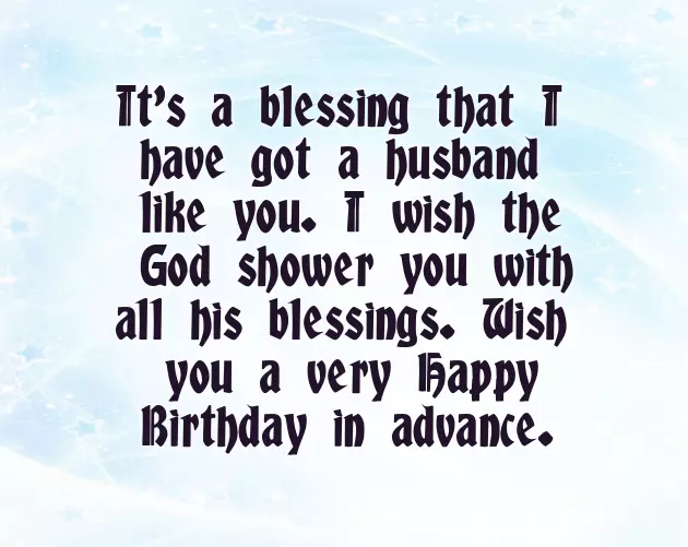 Happy Birthday Husband Caption