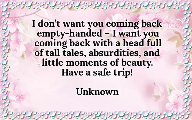 Have Nice Trip Wishes