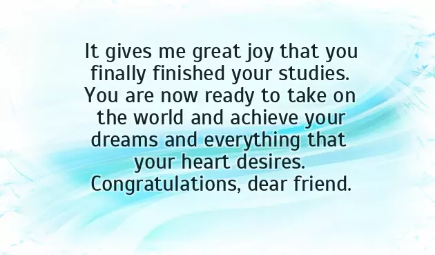 Funny Graduation Wishes For Friend