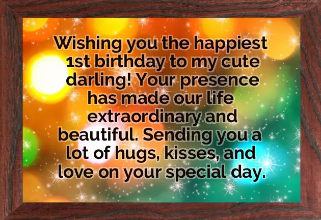 Happy First Birthday Niece