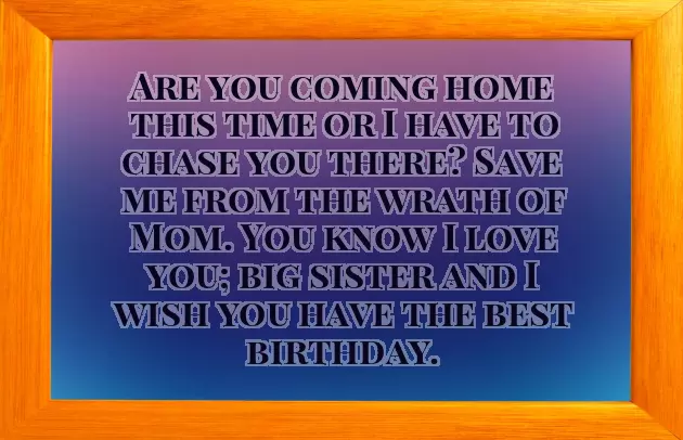 Happy Birthday Wishes To A Younger Sister