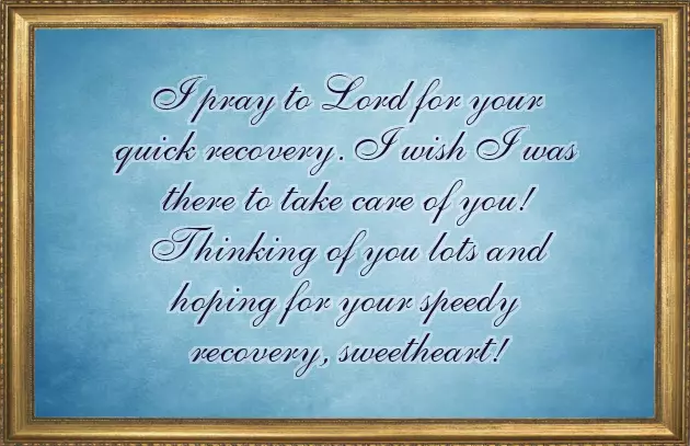 Get Well Soon To My Girlfriend