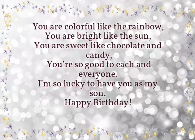 Happy Birthday Lovely Son