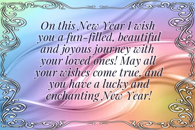 Happy New Year And Wish You All The Best