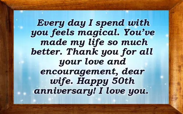 Golden Jubilee Wishes