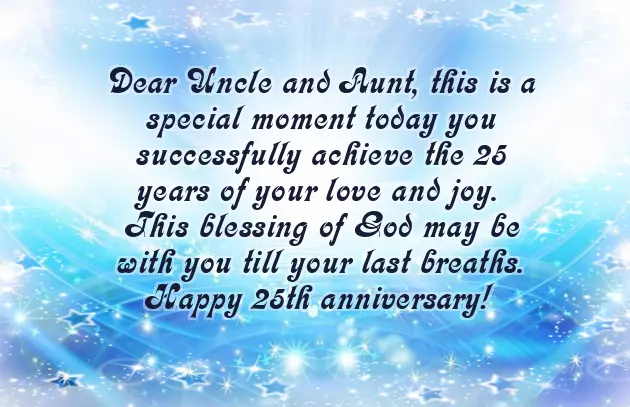Silver Marriage Anniversary Wishes