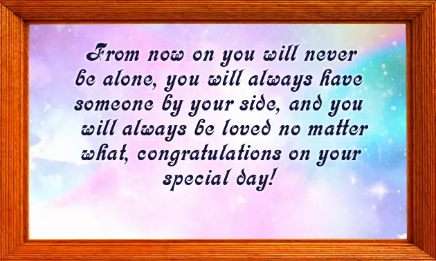 Happy Wedding Congratulations Message