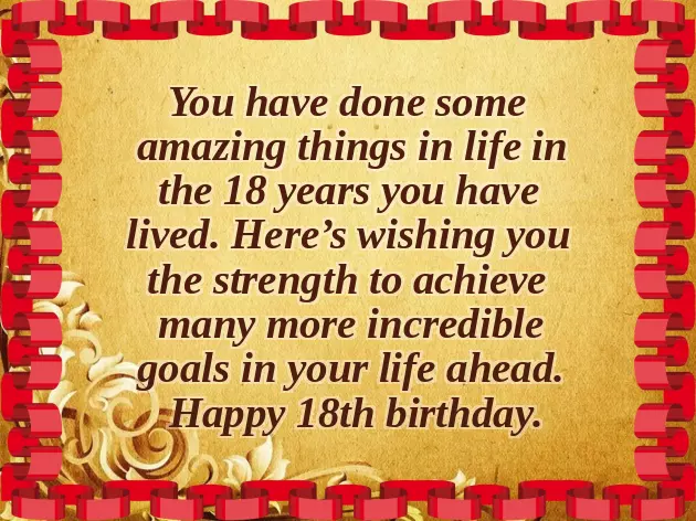 Birthday Wishes For 18 Years Old Girl Birthday Wishes For 18 Years Old Girl
