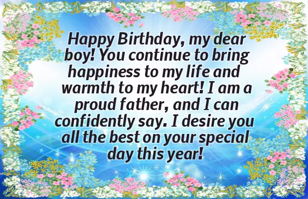 Happy Birthday Text For Son Happy Birthday Text For Son