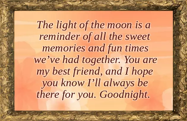 Good Night Message To Best Friend