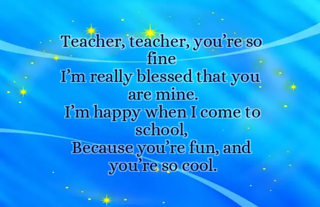 Poems For Primary School Teachers