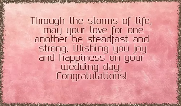 Short Wedding Message