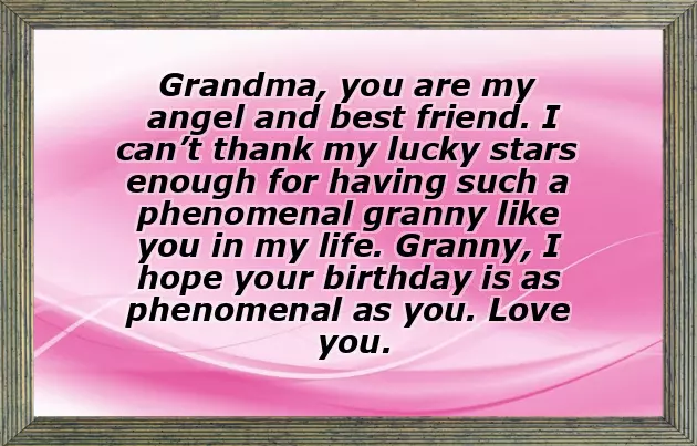 Birthday Wishes To A Grandma