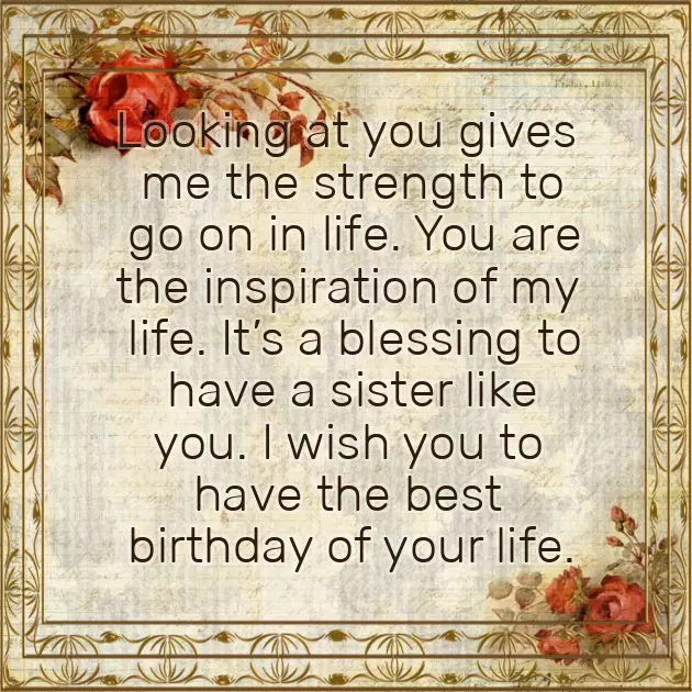 Best Sister In The World Birthday Wishes