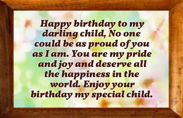 Bday Msg For Kids