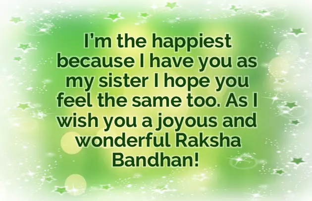 Happy Raksha Bandhan My Sweet Sister