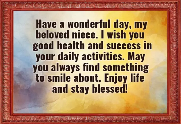 Happy Birthday To My Lovely Niece