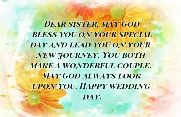 Caption For Sister Marriage