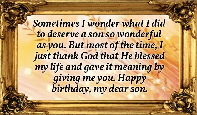 Blessing For Son Birthday Blessing For Son Birthday