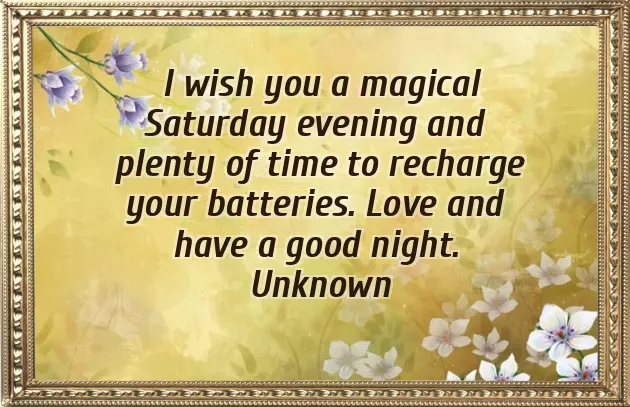 Good Evening Thursday