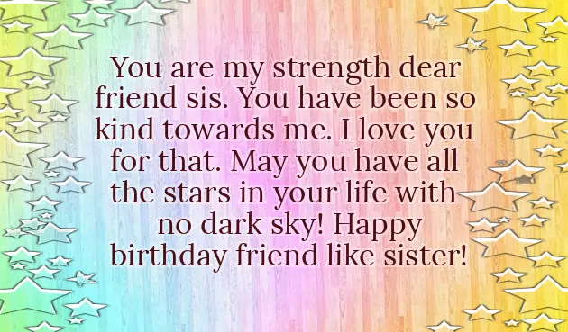 Birthday Wishes For Sister Not By Blood But By Heart Birthday Wishes For Sister Not By Blood But By Heart