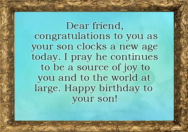 Congratulations To You And Proud Parents