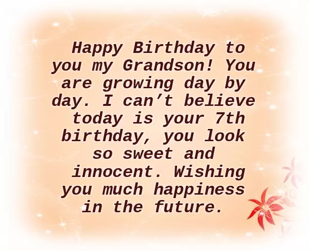 7 Years Boy Birthday Wishes 7 Years Boy Birthday Wishes