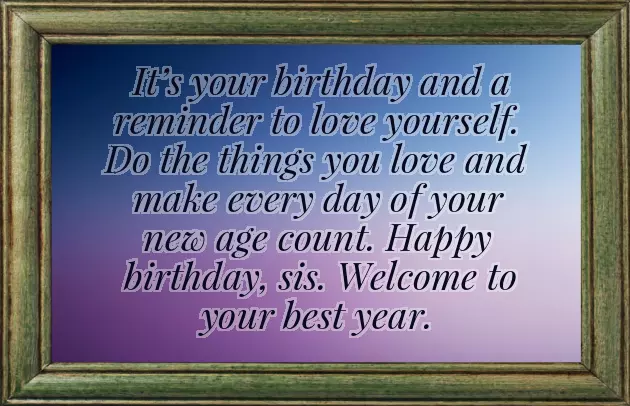 Dear Sister Birthday Wishes For Sister