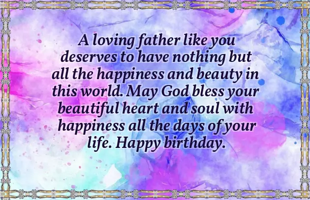 Best Happy Birthday Wishes For Father