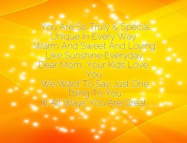 Mothers Day Poems For Mum