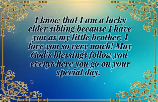 Funny Birthday Wish For Little Brother