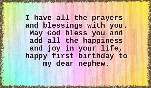 Happy 1St Birthday Boy Quotes