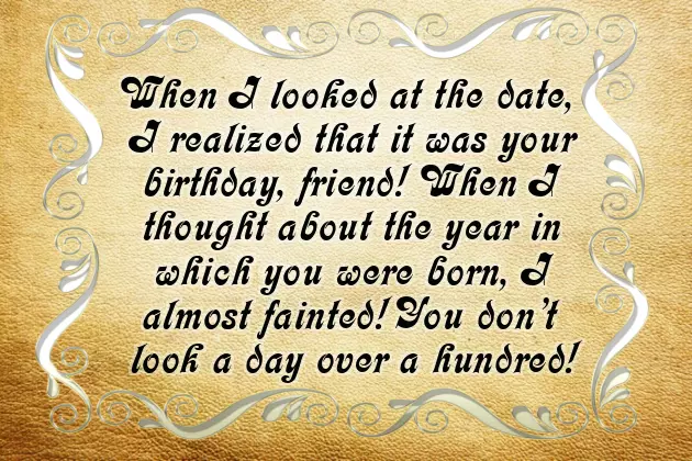 Happy Birthday Old Friend Funny