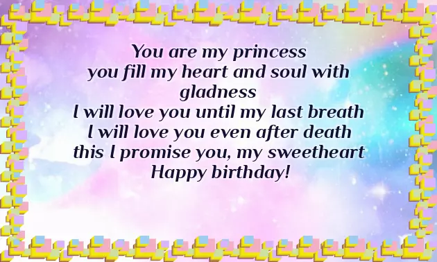 Birthday Wishes In Love