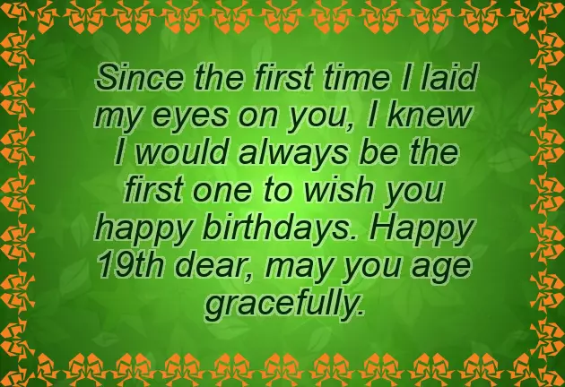 19Th Birthday Captions 19Th Birthday Captions