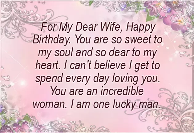 Birthday Quotes For Wife Birthday